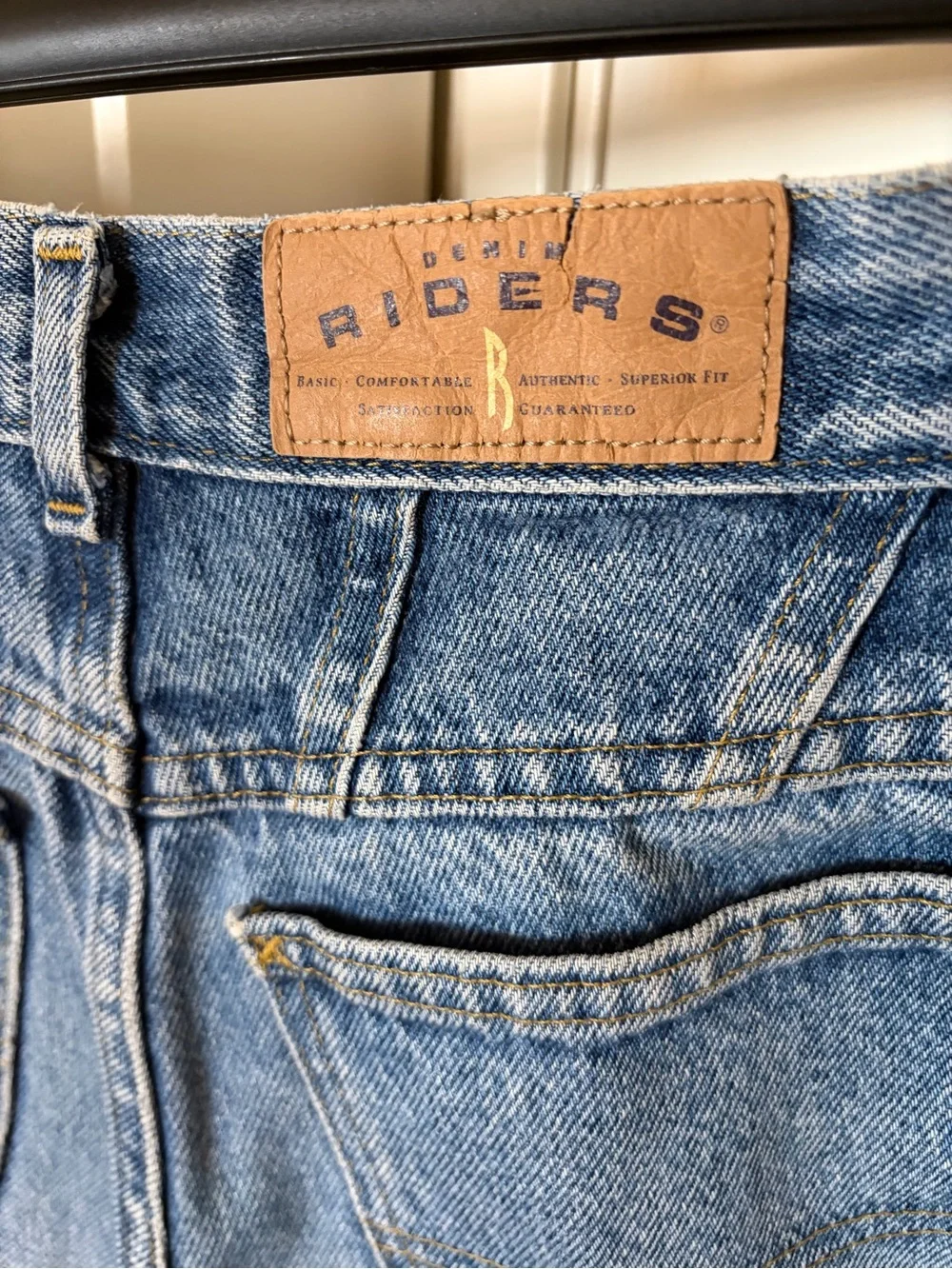 Riders by Lee Women's Light Blue Denim Cutoff Shorts with raw hem